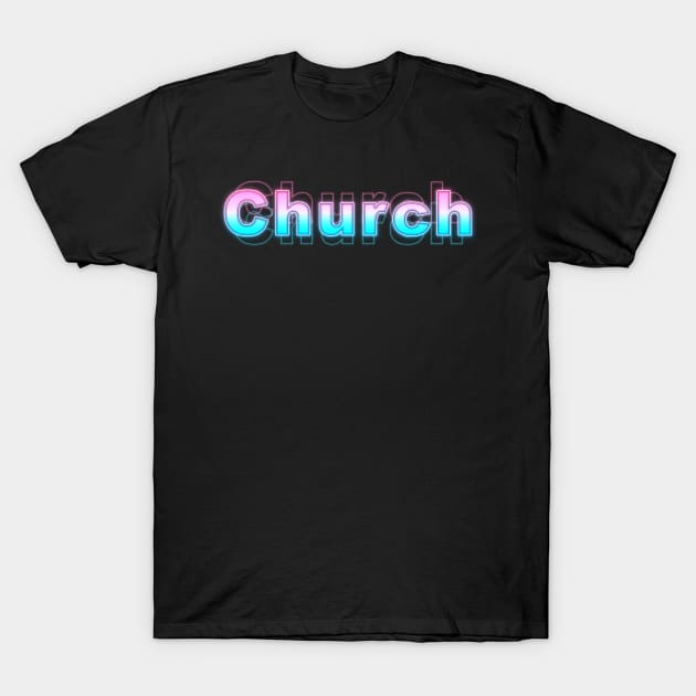 Church T-Shirt by Sanzida Design